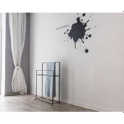 Resim Havluluk Metal Banyo Havluluğu Banyo İçin Ayaklı Havluluk Siyah 