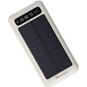 Resim Yosonda A79 20000 mAh 4 İn1 Solar Panelli Dahili Kablolu Powerbank Beyaz 