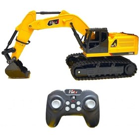 Resim Uzaktan Kumandalı Full Fonksiyon Hareketli Excavator 2.4ghz Iş Makinesi Ekskavatör Çok Renkli 