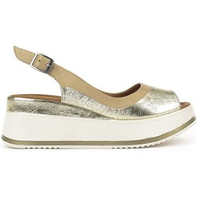 Resim Ziya, Kadın Hakiki Deri Dolgu Topuk Sandalet 151992z50020 Bej 151992z50020 340 Bej 