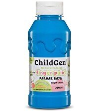 Resim ChildGen 350 ML Mavi Süper Yıkanabilir Parmak Boya 