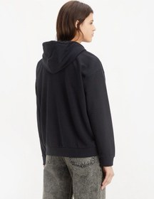 Resim Levi's Kadın Kapüşonlu Siyah Sweatshirt - 001tz-0000 001 