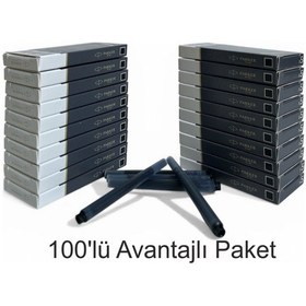 Resim Parker Dolma Kalem Kartuşu Quink Yıkanabilir Siyah 100 Lü Paket 1950382 