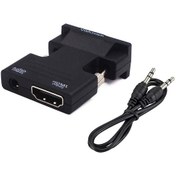 Resim Hdmi To Vga Ses Çıkışlı Hdmi Dişi Vga Erkek Hdmi Vga Çevirici Diğer