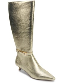 Resim Nine West SHONDA 5PR Altın Kadın Topuklu Çizme 