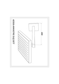 Resim Gpd Ankastre Duş Başlığı Ads05 Diğer 