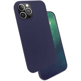 Resim Apple Uyumlu iPhone İphone 12 Pro Uyumlu Hptk Silk Silikon-lacivert Lacivert - 