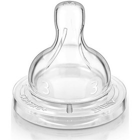 Resim Philips Avent SCF633/27 2'Li Biberon Emziği 3 Delik 3 Ay+ 