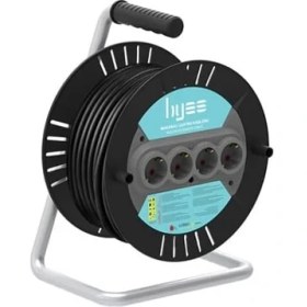 Resim Mena Rise Kablolu 4 Prizli Makara 