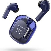 Resim ACEFAST T6 Bluetooth Kulaklık, Kristal Kulak İçi Kulaklık, TWS Headset Bluetooth 5.3, 4 Mikrofon, 25 Saat Pil Ömrü, Şeffaf LED Göstergeli, Gürültü Önleyici Kulaklık, HiFi Stereo Kulaklık, Blua 