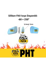 Resim PLATİN HIRDAVAT U Fitil Beyaz Genişlik 8mm Yükseklik 13mm İç 2mm 1 Metre Fiyatı 