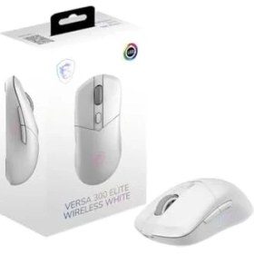 Resim Msı Gg Versa 300 Elıte Wıreless Whıte 65 Gram Gamıng Mouse 26000 Dpı 1000 Hz / 1ms Pıxart Paw-3395dm Omron Mıcro Swıtch Rgb Led 