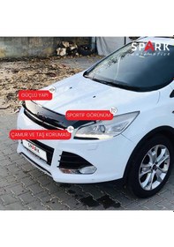 Resim Ford Kuga 2013-2016 Yıl Aralığı Uyumlu Kaput Rüzgarlığı 4mm Siyah 