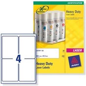Resim Avery L4774-20 Dayanıklı Film Etiketi 4'lü 20 sayfa - 99 x 139 mm 