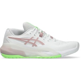 Resim Asics GEL-RESOLUTION X Kadın White/Dark Neptune Tenis Ayakkabısı 1042A279-104 
