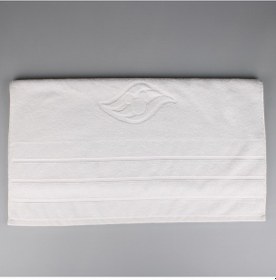 Resim Beyaz Lüx 70x140 Cm %100 Pamuk Banyo Havlusu Beyaz 