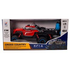 Resim Şarjlı Uzaktan Kumandalı 6 Teker Jeep Kırmızı 
