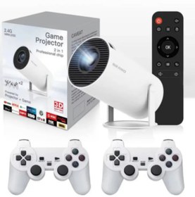 Resim XİRA Game Projector 2in1 | Oyun + Projeksiyon Cihazı | 3D Oyun, YouTube, Netflix, Wireless 