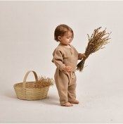 Resim Lollie Baby&Kids Müslin Gömlek Pantolon Takım Bebek & Çocuk - Bej 