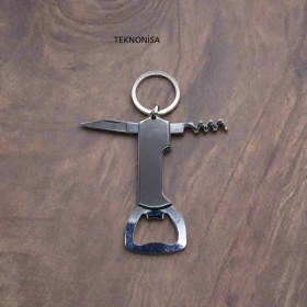 Resim Teknonisa Mini Cep Şişe Açacağı 3 Başlıklı 