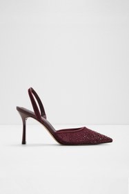Resim Aldo GRACEA - Kadın Bordo Stiletto Topuklu Tokalı Arkası Açık Ayakkabı 