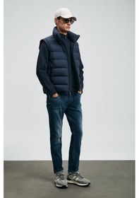 Resim Lufian Erkek Lukas Spor Slim Fit Jean Pantolon 112200231 Mavi Mavi 