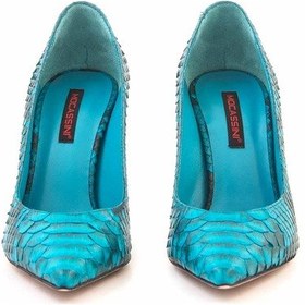 Resim Mocassini Kadın Gece & Abiye Ayakkabı 4924-84 Turkuaz 