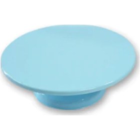 Resim Plastik Döner Pasta Sıvama Standı 32 Cm Mavi N11.2712 