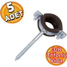 Resim Mercure 3/8'' Trifonlu Kelepçe Vida (5 Adet) 