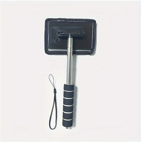 Resim Fochsia Siyah Fit Araç Ön Cam Temizleme Aracı - Ayrılabilir Sap Mikrofiber Bez Verimli 