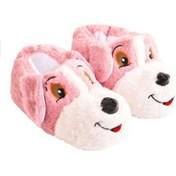Resim Unisex Çocuk Hayvanlı Köpekli Panduf Ev Botu Pembe 