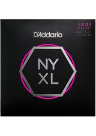 Resim Daddario NYXL45130 Bas Gitar Tel Seti Nyxl Serisi Long Scale 5 Te 