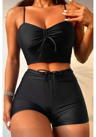 Resim Angelsin Önden Ayarlı Büzgülü Bikini Üstü 001 