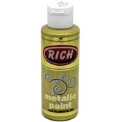 Resim Rich Akrilik Boya Metalik 120 CC Klasik Altın 120-0724 