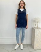 Resim Elizstyle Satış Elemanı İçin Fermuarlı İş Bornozu Bornozun Çeşidi Ve Özellikle Olduğu Kıta Dahil Değil. 418192939 Mavi 