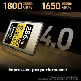 Resim Lexar Gold Serisi Profesyonel 256GB CFexpress 4.0 Tip-A Hafıza Kartı 