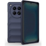 Resim Toyigoo İnfinix Zero 40 5g Kılıf Esnek Tpu Oyuklu Arka Yüzey Tasarımlı Etnik Silikon Lacivert 