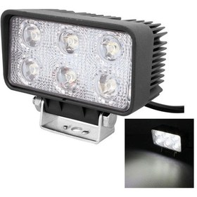 Resim Sones Lml-1518 18w 1260-1350lm Epistar 6 Led Beyaz 30 Derece Spot Işın Araba Led Işık Su Geçirmez Ip67, Dc 10-30v 