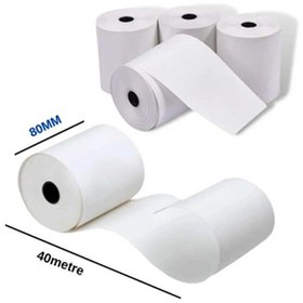 Resim Tekamo 80x40 Termal Adisyon Yazıcı Kağıdı Rulosu 50 Adet 5 Paket 
