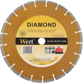 Resim Wert 2711-300 Granit-Mermer Elmas Testere (300Mm) 