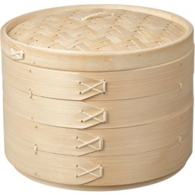 Resim IKEA Buharda Pişirici, Bambu Meridyendukkan Hacim: 5.0 Lt-16 cm Buharda Pişirici 