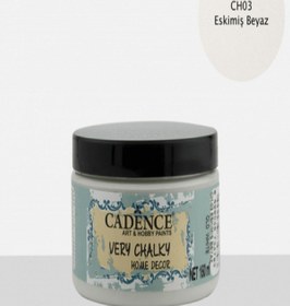 Resim Cadence Very Chalky Home Decor 500ml Ch03 Eskimiş Beyaz 