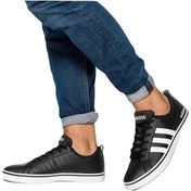 Resim Adidas VS Pace Leather Sneaker Black Deri Günlük Siyah Erkek Spor Ayakkabı 