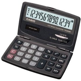 Resim Casio SL-240LB 14 Hane Cep Tipi Kapaklı Hesap Makinesi 