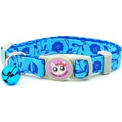 Resim Soulader Kedi Yaka Tasması Ayrılabilir Ve Ayarlanabilir Güvenlikli Ekose Desenli Çiçek Detaylı 3 Adet Pet Aksesuarı 