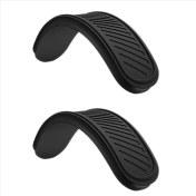 Resim Quueppty 2x Silikon Kafa Bandı Kapağı Maks Maks Yıkanabilir Yastık Kılıfı Kulak Pedleri Yastık Kapağı (Yurt Dışından) 