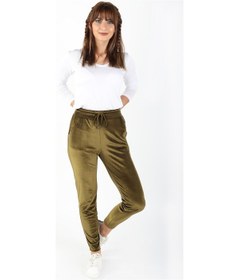 Resim Balins Kadife Pantolon Yeşil 