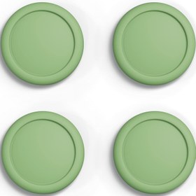 Resim eXtremeRate PlayVital Switch Joystick Caps, Switch Lite Thumbstick Caps, Silicone Analog Cover for OLED Joycon Thumb Grips - Matcha Green 