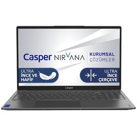 Resim Casper Nirvana X700.150U-BV00X-G-F Intel Core 7-150U (Series 1) 16GB RAM 500GB NVME SSD Freedos 