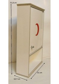 Resim Ahşap Ecza Dolabı 